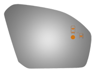 SIDE VIEW MIRROR W BLIND SPOT CROSS PATH